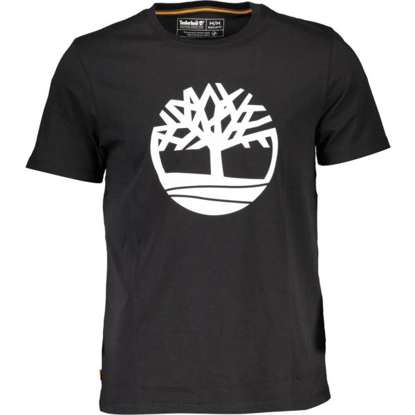 t-shirt Timberland nero con stampe
