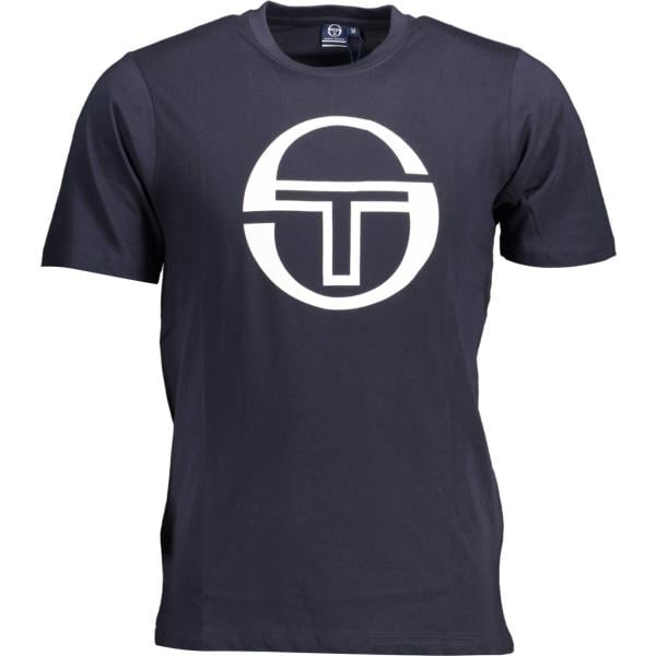 t-shirt Sergio tacchini blu con stampe