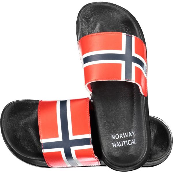 sandali Norway 1963 nero con stampe