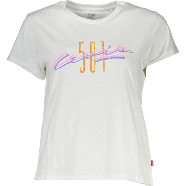 t-shirt Levi's bianco con stampe
