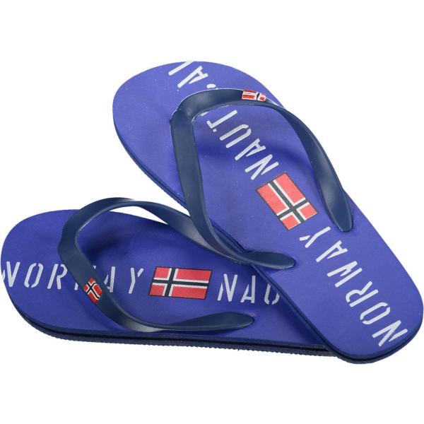 sandali Norway 1963 blu con stampe
