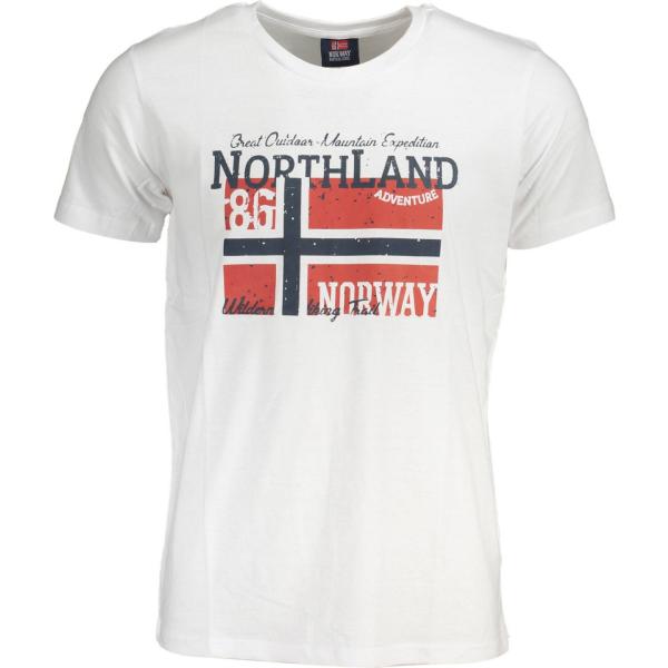 t-shirt Norway 1963 bianco con stampe