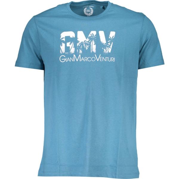 t-shirt Gian marco venturi blu con stampe