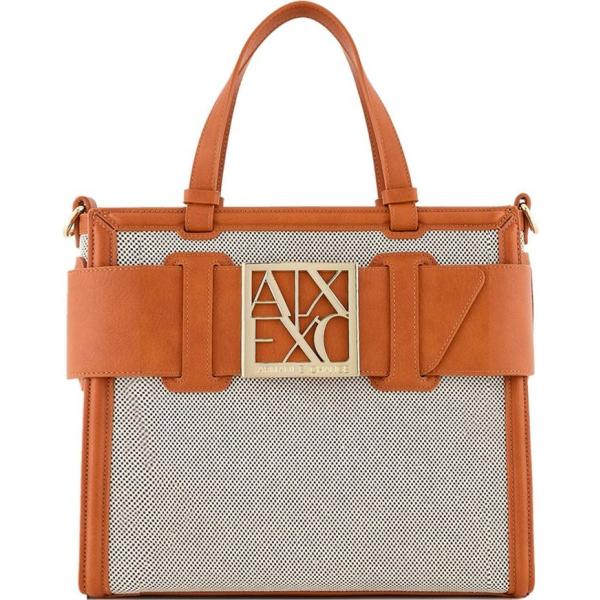 borse tote Armani Exchange marrone
