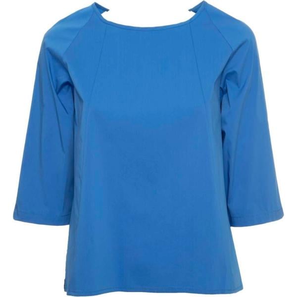 bluse Essenziale blu tinta unita