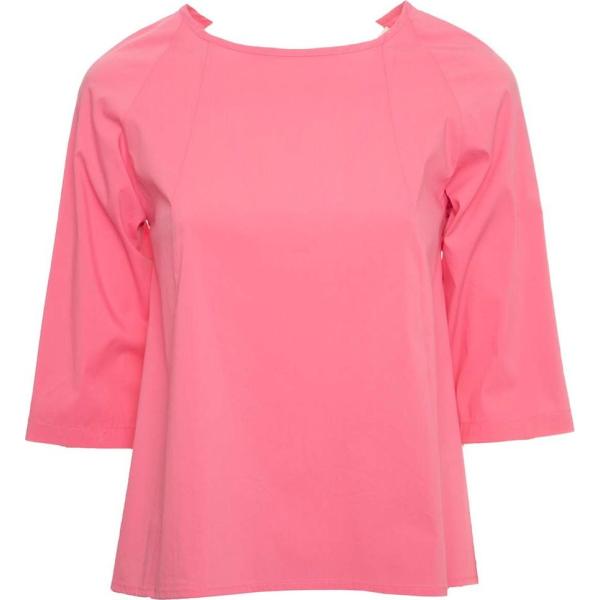 bluse Essenziale rosa tinta unita