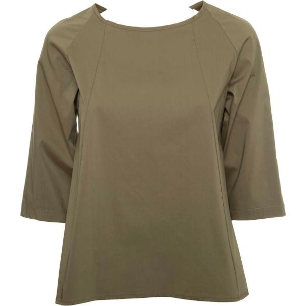 bluse Essenziale marrone tinta unita