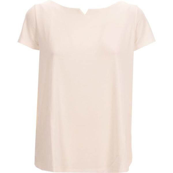 t-shirt Essenziale bianco tinta unita