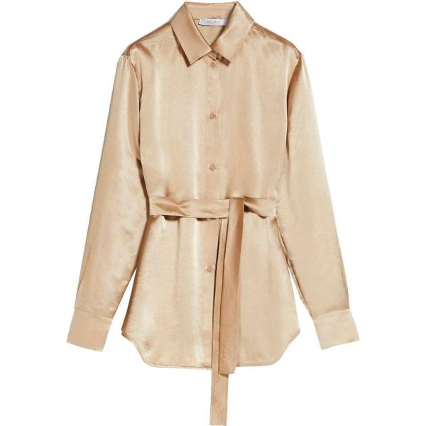 camicie Max Mara marrone