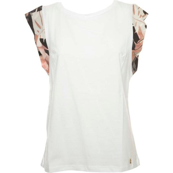 canottiere Dimensione Danza bianco a fiori