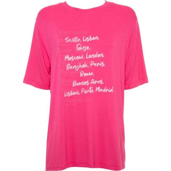 t-shirt Dimensione Danza rosa con stampe