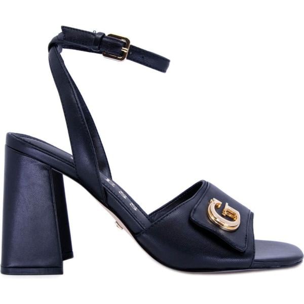 sandali in pelle Guess nero