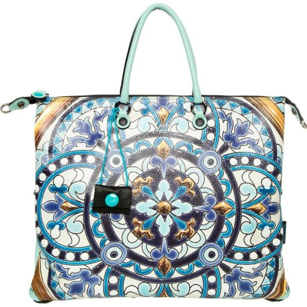 shopping bag Gabs multicolore con stampe