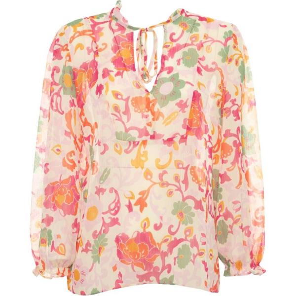 bluse Marella marrone con stampe