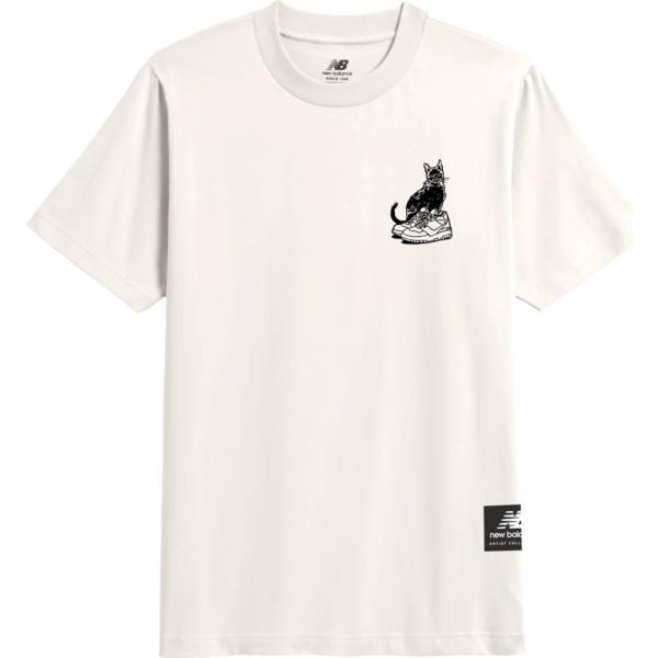 t-shirt New Balance bianco