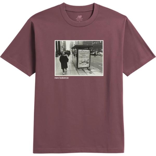 t-shirt New Balance marrone