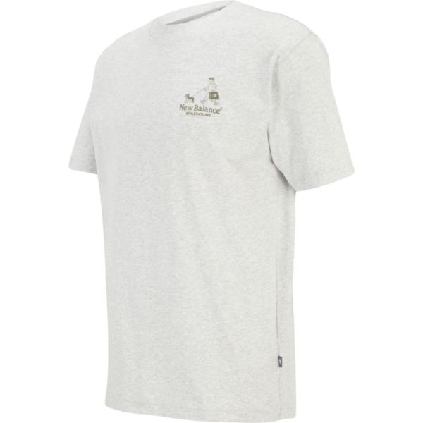 t-shirt New Balance grigio