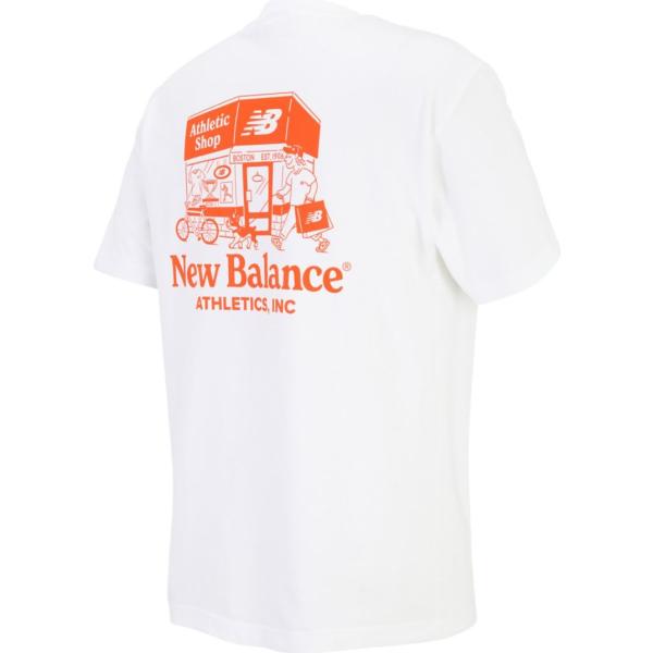 t-shirt New Balance bianco