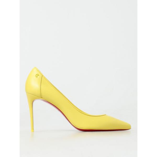 scarpe col tacco Christian Louboutin giallo
