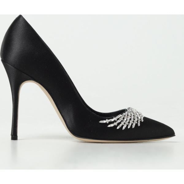 décolleté Manolo Blahnik nero