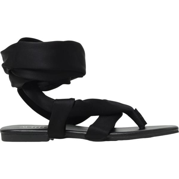 sandali in pelle Actitude Twinset nero