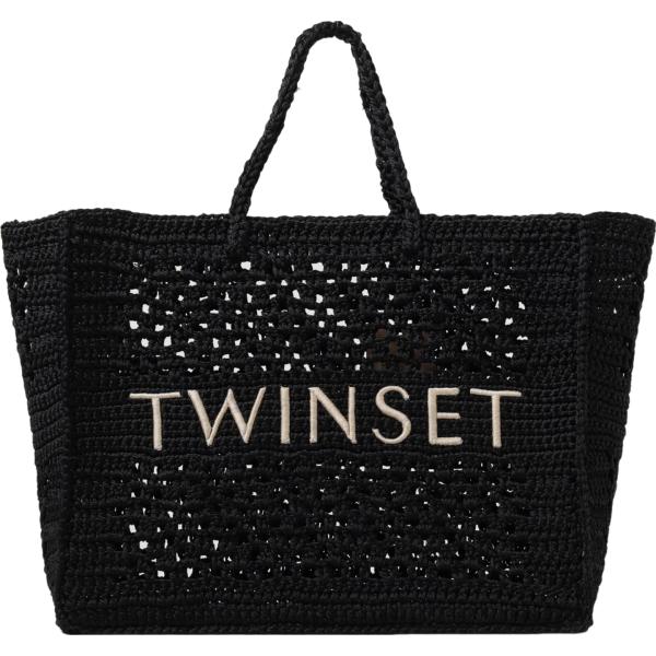borse tote Twinset nero