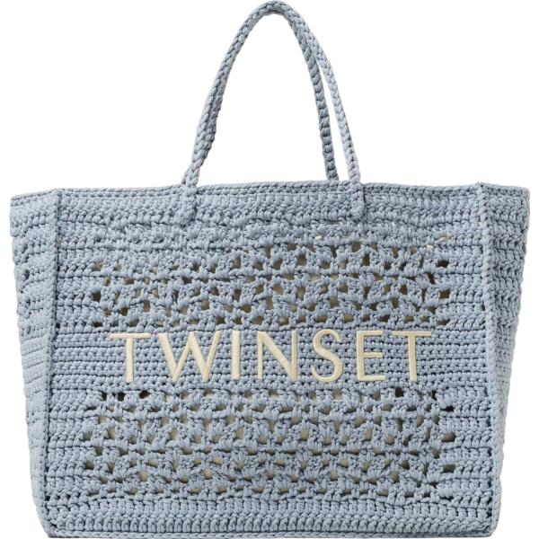 borse tote Twinset grigio