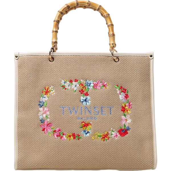 borse a mano Twinset bianco