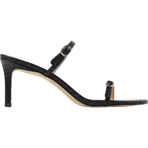 sandali in pelle Twinset nero con stampe