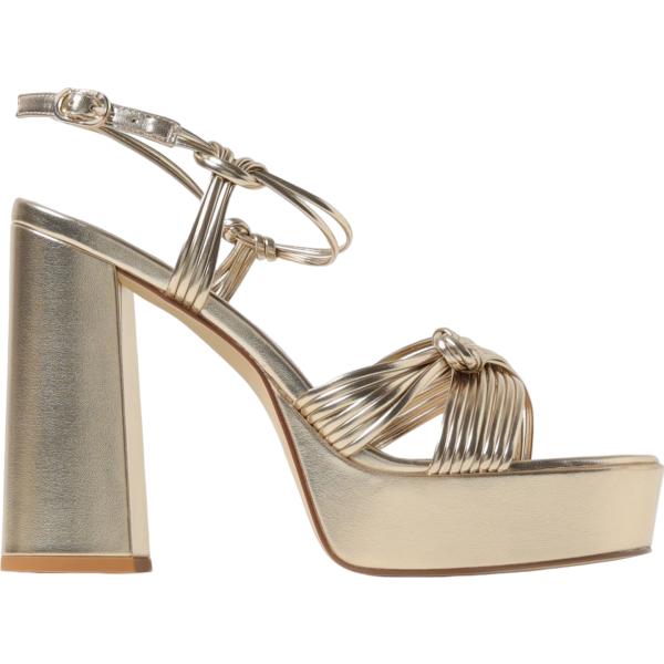 sandali in pelle Twinset marrone