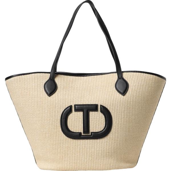 borse tote Twinset marrone