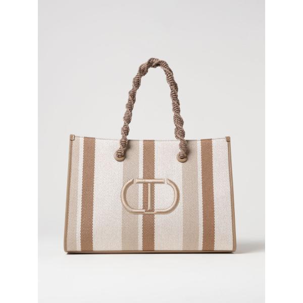 borse tote Twinset bianco