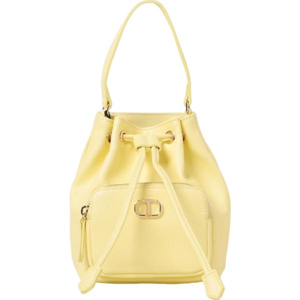 borse a secchiello Twinset giallo