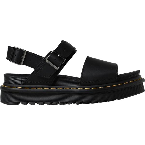 sandali in pelle Dr. Martens nero