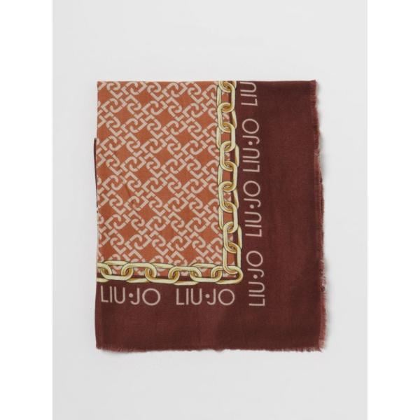 sciarpe Liu Jo marrone con stampe