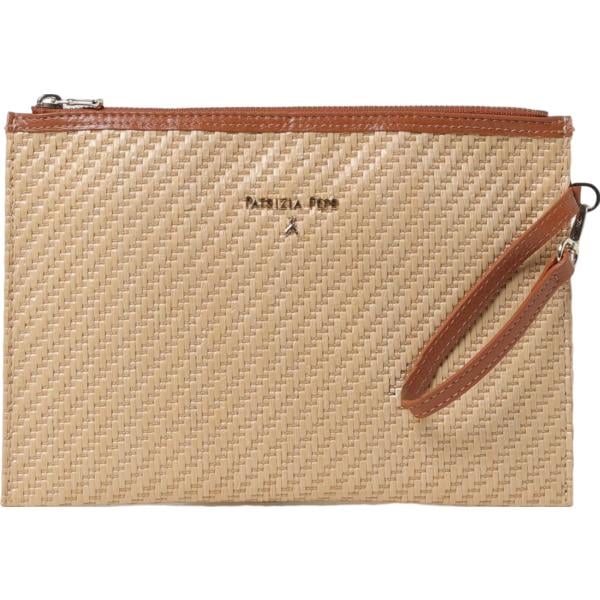 clutch Patrizia Pepe marrone