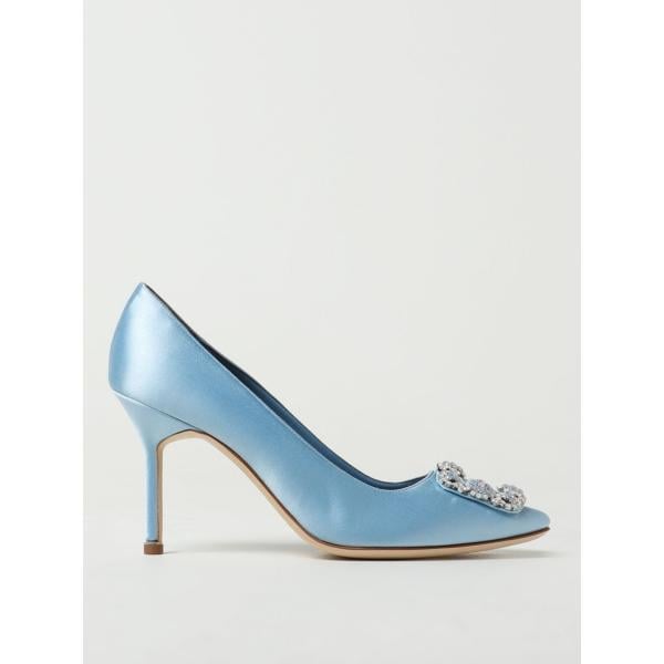 décolleté Manolo Blahnik bianco