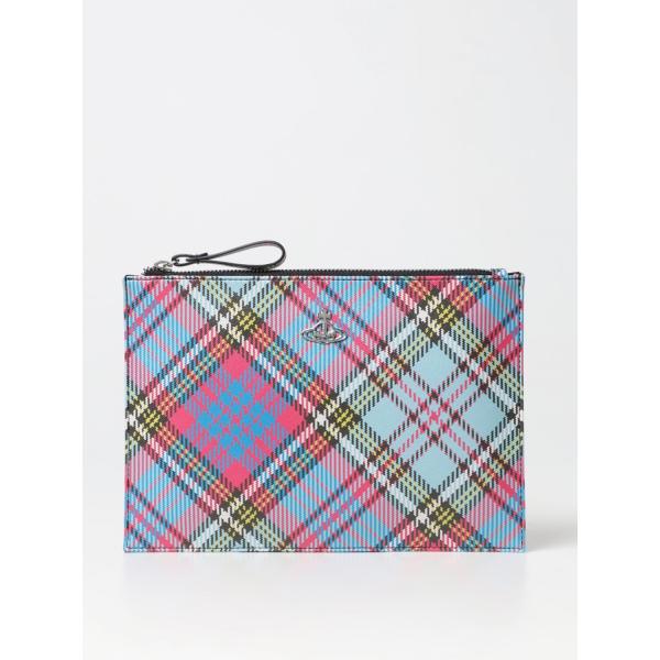 clutch Vivienne Westwood multicolore scozzese