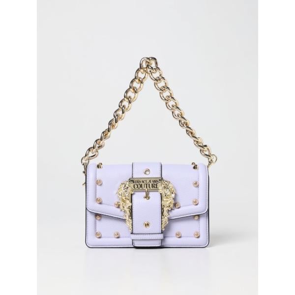 borse a spalla Versace Jeans Couture viola