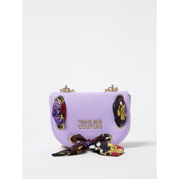 borse a spalla Versace Jeans Couture viola