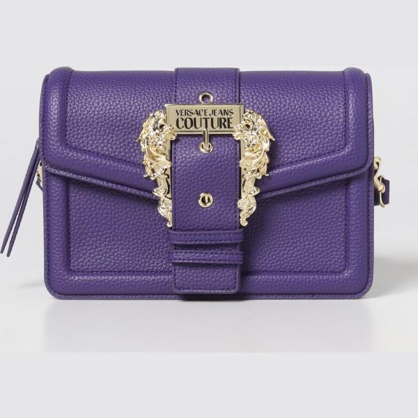borse a tracolla Versace Jeans Couture viola