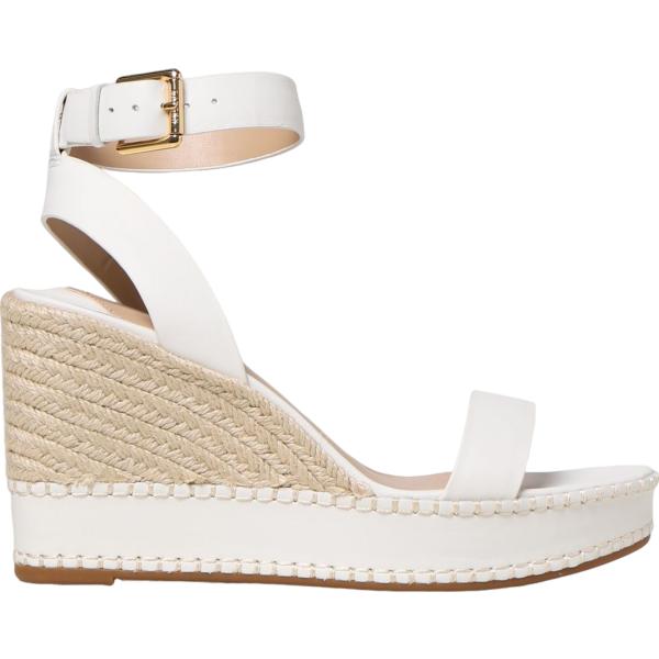 sandali in pelle Lauren Ralph Lauren bianco