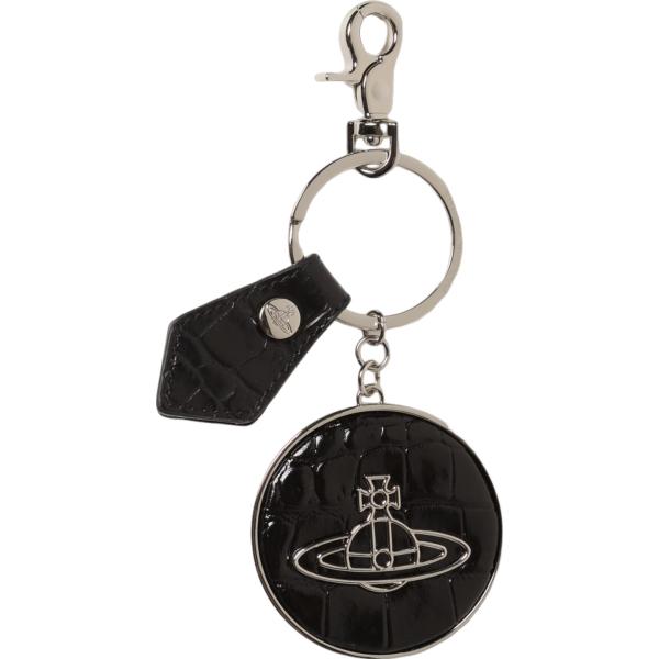 portachiavi Vivienne Westwood nero con stampe