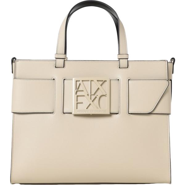 borse a mano Armani Exchange marrone
