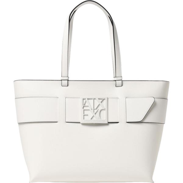 borse a spalla Armani Exchange bianco