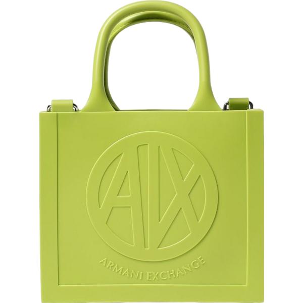 borse a mano Armani Exchange verde