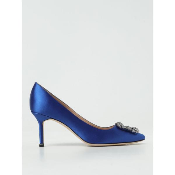 décolleté Manolo Blahnik blu