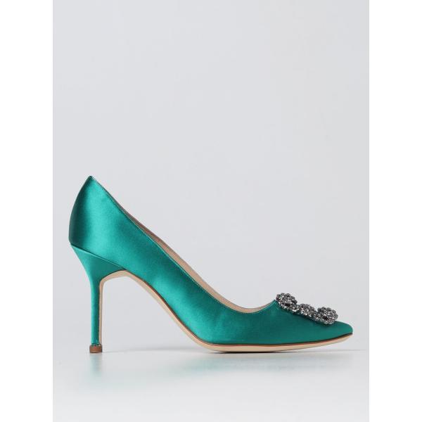 décolleté Manolo Blahnik bianco