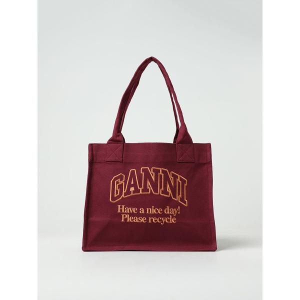 borse tote Ganni rosso