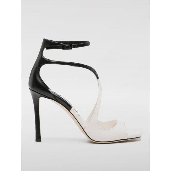 sandali col tacco Jimmy Choo grigio